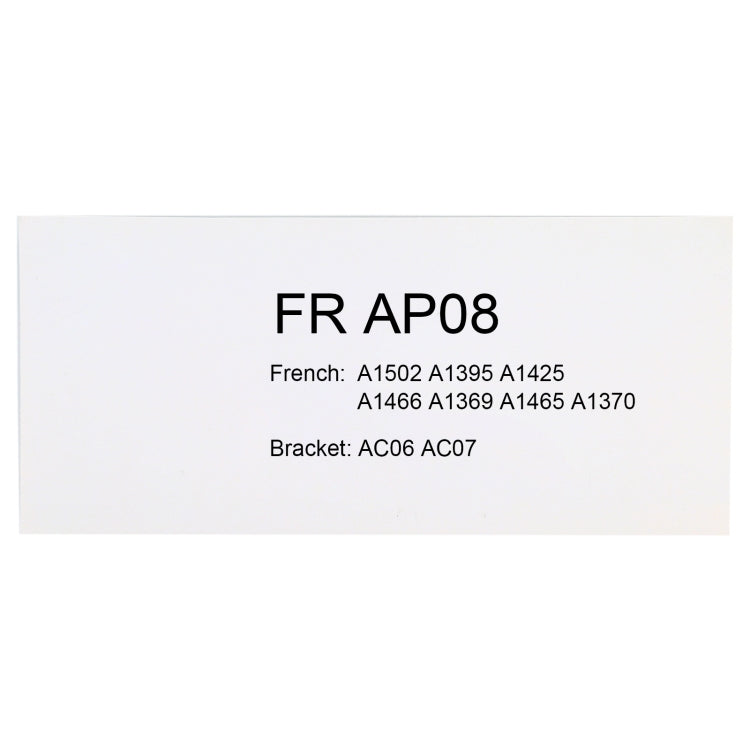 ข้อความเหมือนกับเวอร์ชัน FR สำหรับ MacBook Air 13/15 นิ้ว A1370 A1465 A1466 A1369 A1425 A1398 A1502, A1370 A1465 A1466 A1369 A1425 A1398 A1502 FR Version
