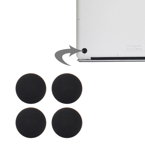 4 ชิ้นสำหรับ Macbook Pro Retina 13.3 นิ้วและ 15.4 นิ้ว (2012-ต้นปี 2015) a1398 & A1425 & A1502 ด้านล่างยาง Mats, A1398 & A1425 & A1502
