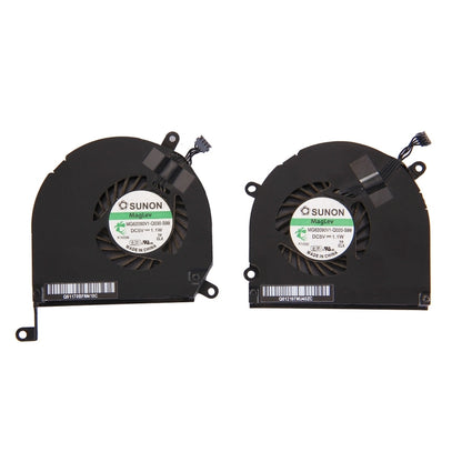 1 คู่สำหรับ Macbook Pro 15.4 นิ้ว (2009 - 2011) A1286 / MB985 / MC721 / MC371 พัดลมระบายความร้อน (ซ้าย + ขวา), A1286