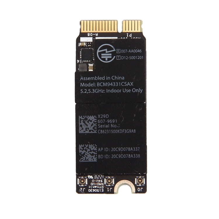 Original Bluetooth 4.0 อะแดปเตอร์เครือข่ายการ์ด BCM94331CSAX สำหรับ MacBook Pro 13.3 นิ้วและ 15.4 นิ้ว (2012 ) a1398 / A1425, A1398 / A1425