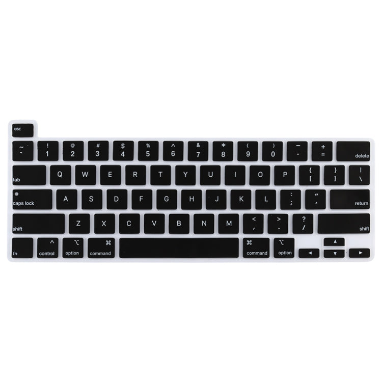 ฟิล์มป้องกันแป้นพิมพ์แล็ปท็อปซิลิโคนกันฝุ่นสำหรับ MacBook Pro 16 นิ้ว A2141 และ Pro 13.3 นิ้ว A2251 / A2289 / A2338 (2020), For MacBook Pro 16 inch A2141 (Black), For MacBook Pro 16 inch A2141 (White)