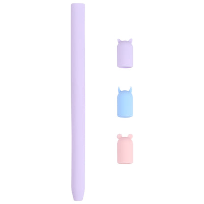 เคสซิลิโคนป้องกันสัตว์การ์ตูนปากกาสไตลัส 4 in 1 สำหรับ Apple Pencil, For Apple Pencil 1