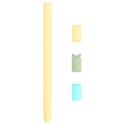 เคสซิลิโคนป้องกันสัตว์การ์ตูนปากกาสไตลัส 4 in 1 สำหรับ Apple Pencil, For Apple Pencil 1