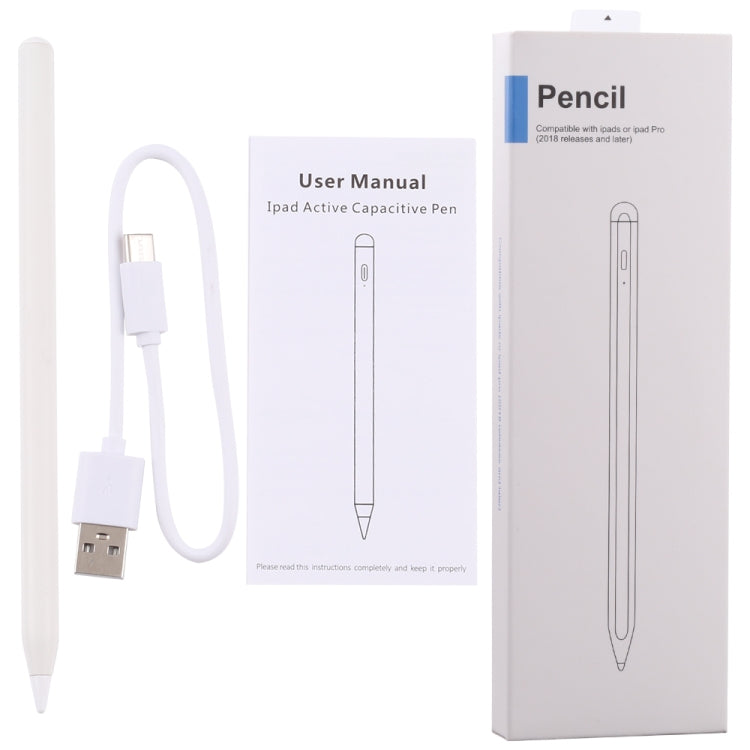 Magnetic Palm Rejection Active Capacitive Stylus สำหรับ iPad / iPad Pro (2018 ขึ้นไป), For iPad / iPad Pro (2018 and above)