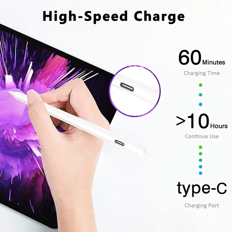 Magnetic Palm Rejection Active Capacitive Stylus สำหรับ iPad / iPad Pro (2018 ขึ้นไป), For iPad / iPad Pro (2018 and above)