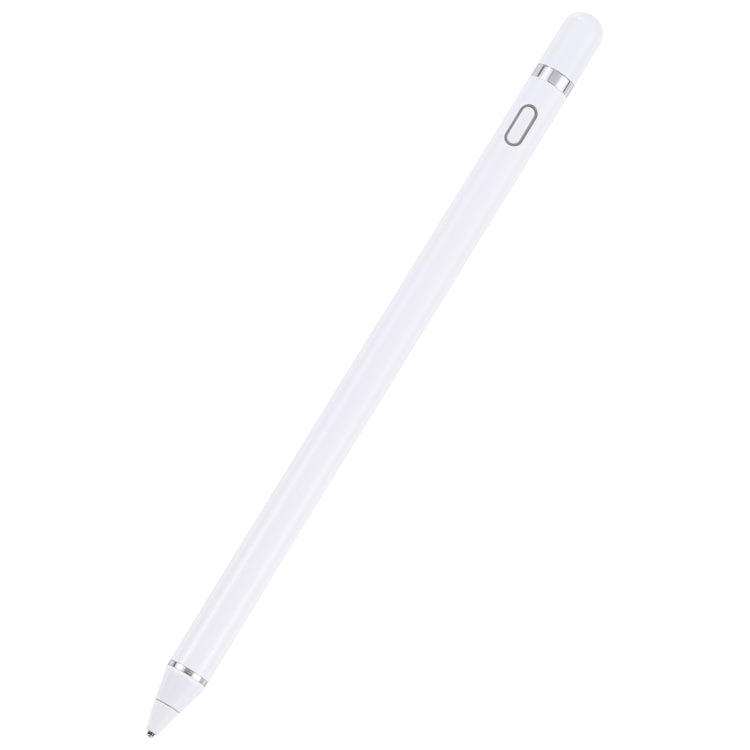 ปากกาสไตลัสแบบ Active Capacitive แบบชาร์จได้อเนกประสงค์แบบดินสอพร้อมฝาแม่เหล็ก, Pencil Black, Pencil White
