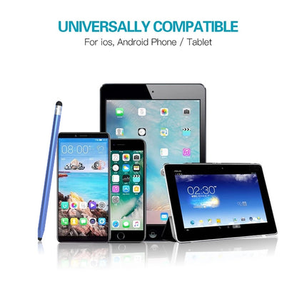 ปากกาสไตลัสแบบ Capacitive หัวปากกายางอเนกประสงค์แบบสองปลายพร้อมฝาแม่เหล็ก