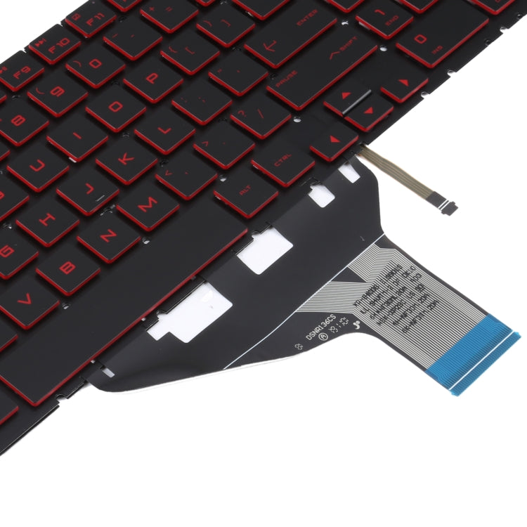 สำหรับ HP OMEN 15-DC 15-DH 15T-DC 17-CB US Version แป้นพิมพ์ Backlight สีแดง