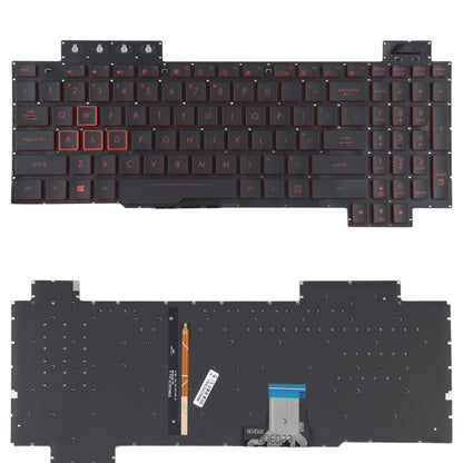 สำหรับ Asus FX80 FX80GE FZ80G ZX80G FX505 US Version แป้นพิมพ์ Backlight