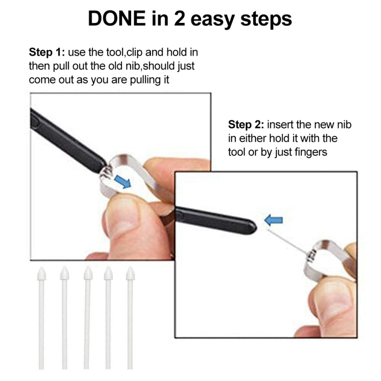 6 in 1 Universal Stylus ปากกาเปลี่ยนเคล็ดลับดินสอสำหรับ Samsung Galaxy Tab S8 / S7 / S6 / Galaxy Note20 / Note10 / S23 Ultra / S22 Ultra, For Samsung Galaxy Tab S8 / S7 / S6 / Galaxy Note20 / Note10 / S23 Ultra / S22 Ultra