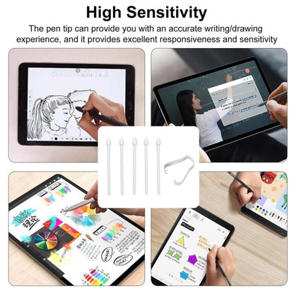 6 in 1 Universal Stylus ปากกาเปลี่ยนเคล็ดลับดินสอสำหรับ Samsung Galaxy Tab S8 / S7 / S6 / Galaxy Note20 / Note10 / S23 Ultra / S22 Ultra, For Samsung Galaxy Tab S8 / S7 / S6 / Galaxy Note20 / Note10 / S23 Ultra / S22 Ultra