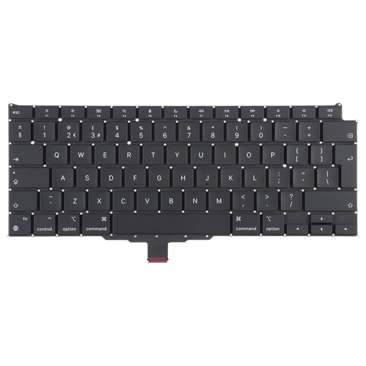 แป้นพิมพ์เวอร์ชันสหราชอาณาจักรสำหรับ MacBook Air 13.3 นิ้ว M1 A2337 2020, A2337 2020