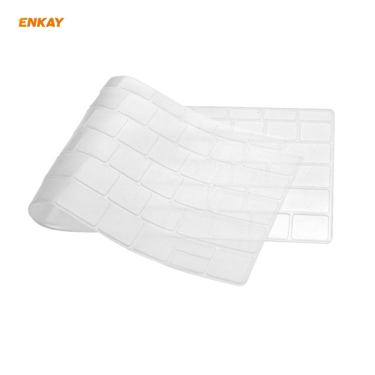 สำหรับ MacBook Air 13.3 นิ้ว A1932 2018 ENKAY Hat-prince เวอร์ชั่นอเมริกาของโน้ตบุ๊คฝาครอบป้องกันแป้นพิมพ์ TPU บางเฉียบ