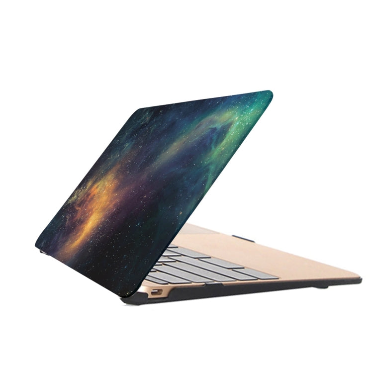 สำหรับ Macbook Pro Retina 12 นิ้ว Starry Sky รูปแบบ Apple แล็ปท็อปสติ๊กเกอร์น้ำ PC กรณีป้องกัน