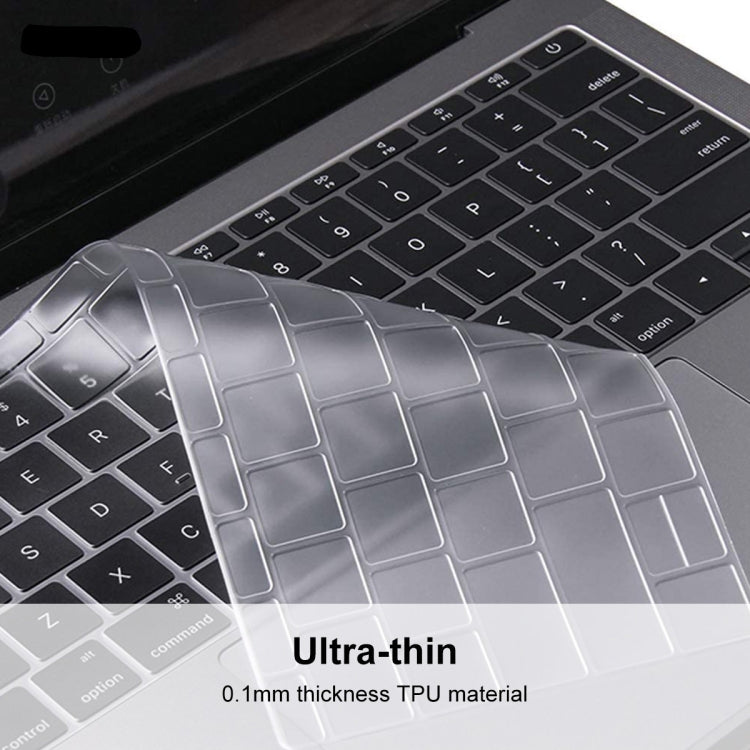 ENKAY TPU Keyboard Protector Cover สำหรับ 2015 MacBook 12 นิ้ว (A1534) / MacBook Pro 13.3 นิ้วที่ไม่มี Touch Bar (A1708) รุ่นยุโรป, EU Version