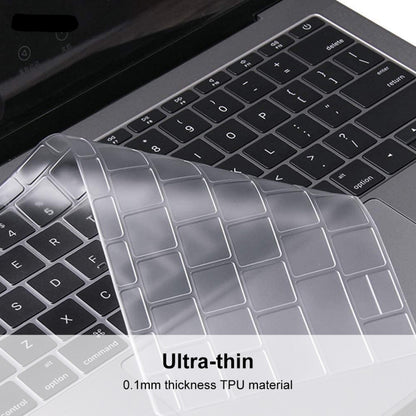 ENKAY TPU Keyboard Protector Cover สำหรับ 2015 MacBook 12 นิ้ว (A1534) / MacBook Pro 13.3 นิ้วที่ไม่มี Touch Bar (A1708) รุ่นยุโรป, EU Version