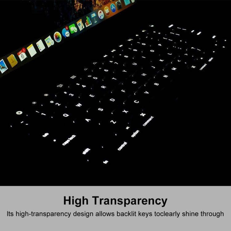 ENKAY TPU Keyboard Protector Cover สำหรับ 2015 MacBook 12 นิ้ว (A1534) / MacBook Pro 13.3 นิ้วที่ไม่มี Touch Bar (A1708) รุ่นยุโรป, EU Version