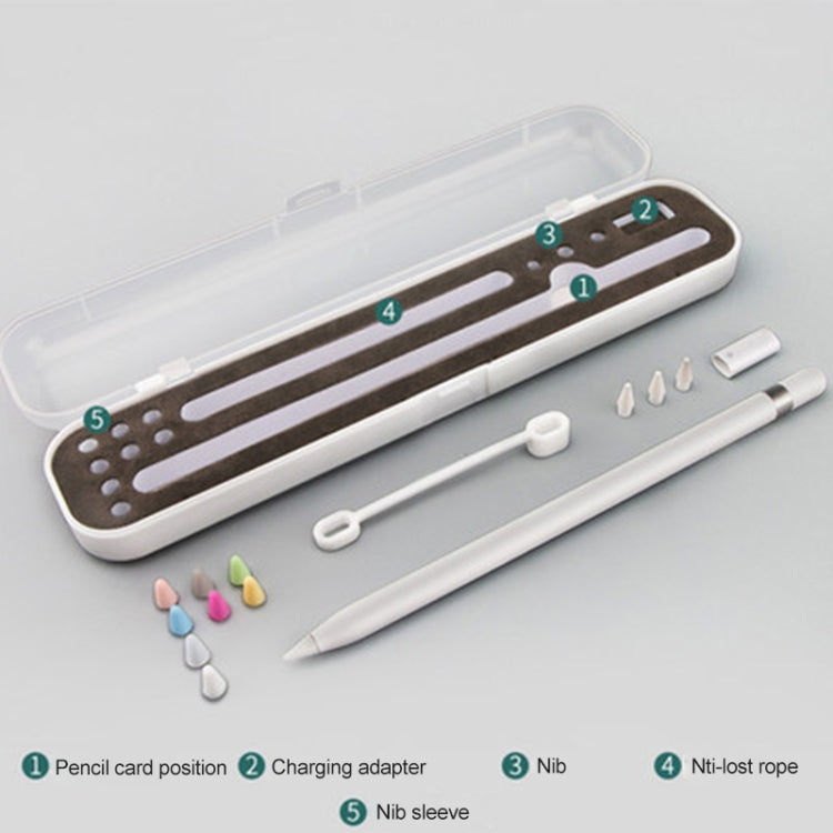 สำหรับ Apple ดินสอ 1/2 10 มม.มัลติฟังก์ชั่นลายมือปากกาป้องกันกรณี TouchPen กล่องเก็บ, 10mm