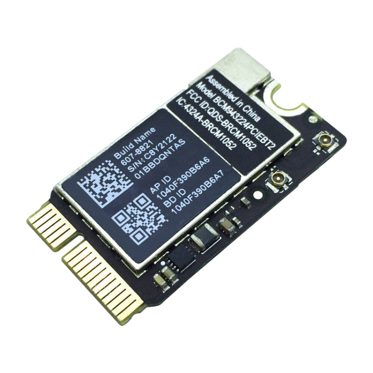 โมดูลเครือข่าย WiFi และ Bluetooth สำหรับ Macbook Air 13.3 นิ้ว A1369 (2010-2011) และ 11.6 นิ้ว A1370 (2010-2011) และ A1465 (2012), A1369 / A1370 / A1465 2010-2012