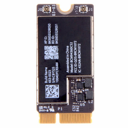 โมดูลเครือข่าย WiFi และ Bluetooth สำหรับ Macbook Air 11.6 นิ้ว A1465 (2013) และ 13.3 นิ้ว A1466 (2013), A1465 /  A1466 2013