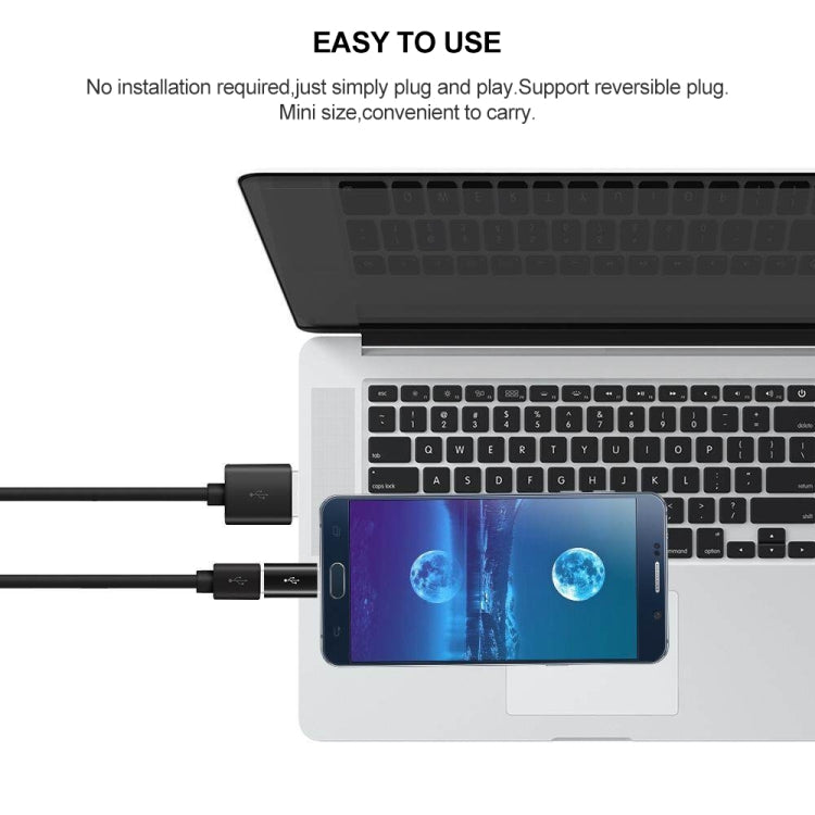 USB-C / Type-C ชายกับ USB 2.0 อะแดปเตอร์เชื่อมต่อพอร์ตหญิงสำหรับ MacBook Air ใหม่ 12 นิ้ว, Huawei P9 และ P9 Plus, HTC One M10, Xiaomi Mi 5S และ 5S Plus และ 5, Meizu PRO 6 และ PRO 5, Letv,กูเกิล, วันพลัส