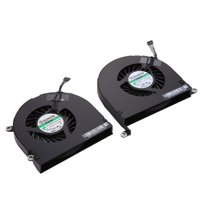 1 คู่สำหรับ Macbook Pro 17 นิ้ว A1297 (2009 - 2011) พัดลมระบายความร้อน (ซ้าย + ขวา), A1297