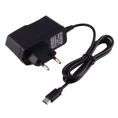 เครื่องชาร์จพอร์ต USB-C / Type-C 5V 2A สำหรับ Macbook, Google, LG, Huawei, Nokia, Microsoft, Xiaomi, OnePlus, Letv, Meizu, สมาร์ทโฟนหรือแท็บเล็ตอื่น ๆ, EU Plug, UK Plug, AU Plug