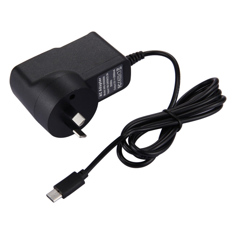 เครื่องชาร์จพอร์ต USB-C / Type-C 5V 2A สำหรับ Macbook, Google, LG, Huawei, Nokia, Microsoft, Xiaomi, OnePlus, Letv, Meizu, สมาร์ทโฟนหรือแท็บเล็ตอื่น ๆ, EU Plug, UK Plug, AU Plug