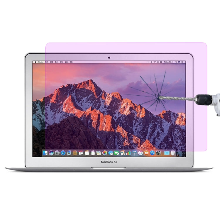 ความแข็งพื้นผิว 9H ฟิล์มกระจกนิรภัยป้องกันการระเบิดบลูเรย์สำหรับ MacBook Air 13.3 นิ้ว (A1369 / A1466), For MacBook Air 13.3 inch (A1369 / A1466)