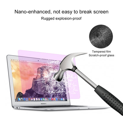 ความแข็งพื้นผิว 9H ฟิล์มกระจกนิรภัยป้องกันการระเบิดบลูเรย์สำหรับ MacBook Air 13.3 นิ้ว (A1369 / A1466), For MacBook Air 13.3 inch (A1369 / A1466)