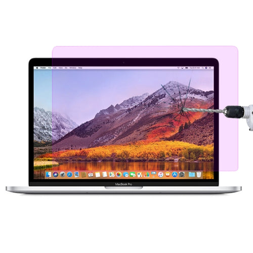 ความแข็งพื้นผิว 9H ฟิล์มกระจกนิรภัยป้องกันการระเบิดบลูเรย์สำหรับ Macbook Pro 13.3 นิ้วพร้อม Touch Bar (A1706), For Macbook Pro 13.3 inch with Touch Bar (A1706)