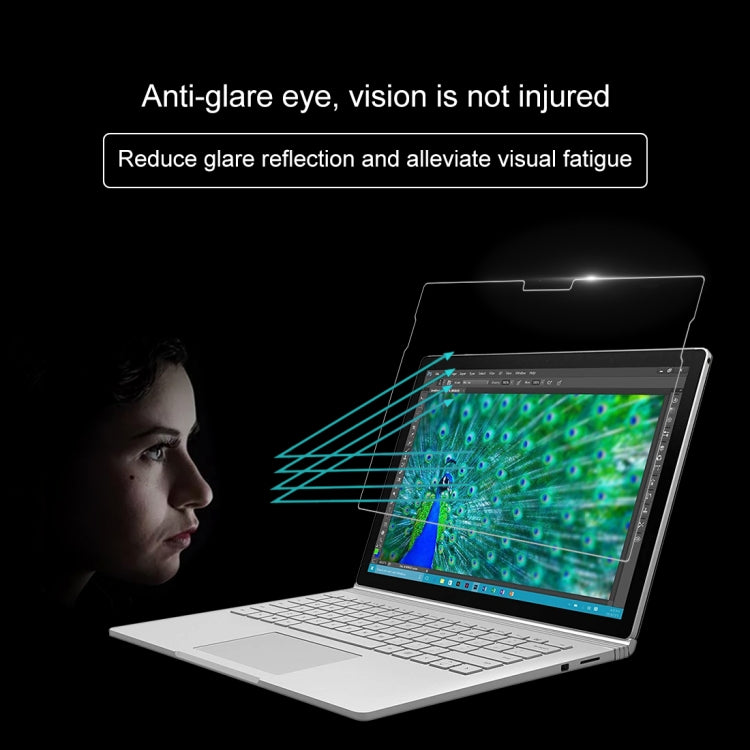 ฟิล์มกระจกนิรภัยแบบเต็มหน้าจอความแข็งพื้นผิว 0.4 มม. 9H สำหรับ Microsoft Surface Book 13.5 นิ้ว, For Surface Book 13.5 inch