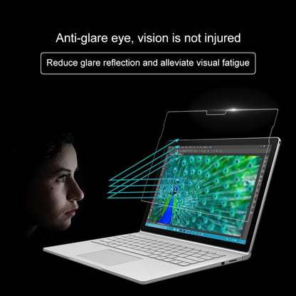 ฟิล์มกระจกนิรภัยแบบเต็มหน้าจอความแข็งพื้นผิว 0.4 มม. 9H สำหรับ Microsoft Surface Book 13.5 นิ้ว, For Surface Book 13.5 inch
