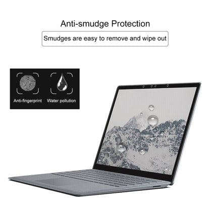 ฟิล์มกระจกนิรภัยแบบเต็มหน้าจอความแข็ง 0.4 มม. 9H สำหรับแล็ปท็อป Microsoft Surface 13.5 นิ้ว, For Surface Laptop 13.5 inch