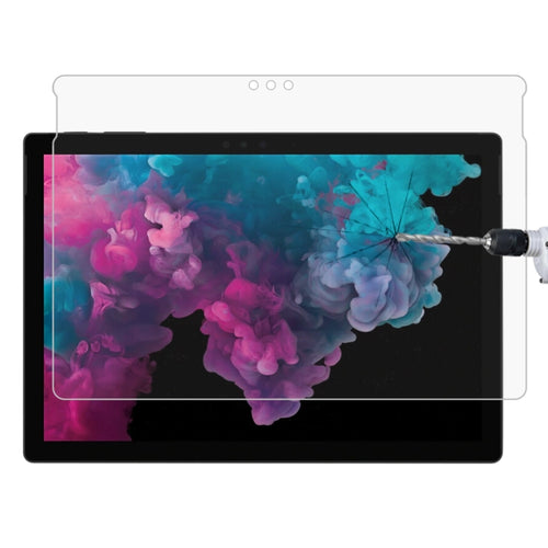ฟิล์มกระจกนิรภัยแบบเต็มหน้าจอความแข็ง 0.4 มม. 9H สำหรับ Microsoft Surface Pro 6 12.3 นิ้ว, For Surface Pro 6 12.3 inch