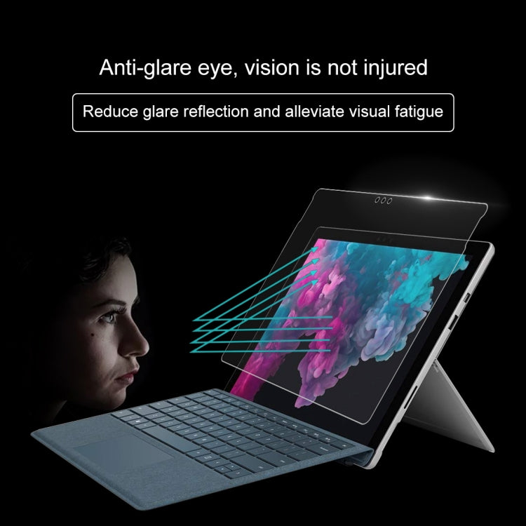 ฟิล์มกระจกนิรภัยแบบเต็มหน้าจอความแข็ง 0.4 มม. 9H สำหรับ Microsoft Surface Pro 6 12.3 นิ้ว, For Surface Pro 6 12.3 inch
