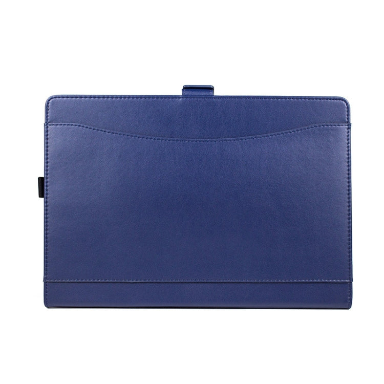 สำหรับ Microsoft Surface Pro 7/7+ ไมโครไฟเบอร์ Lambskin Texture ซองหนังพลิกแนวนอนแม่เหล็กพร้อมช่องใส่ปากกาและที่วาง
