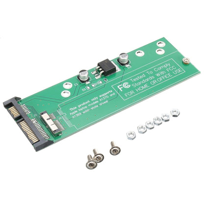 ฮาร์ดดิสก์ไดรฟ์อะแดปเตอร์ 12 + 6-pin ถึง SATA 22-Pin SSD อะแดปเตอร์แปลงการ์ดสำหรับ Apple MacBook Air 2010 2011, HDD To SATA SSD