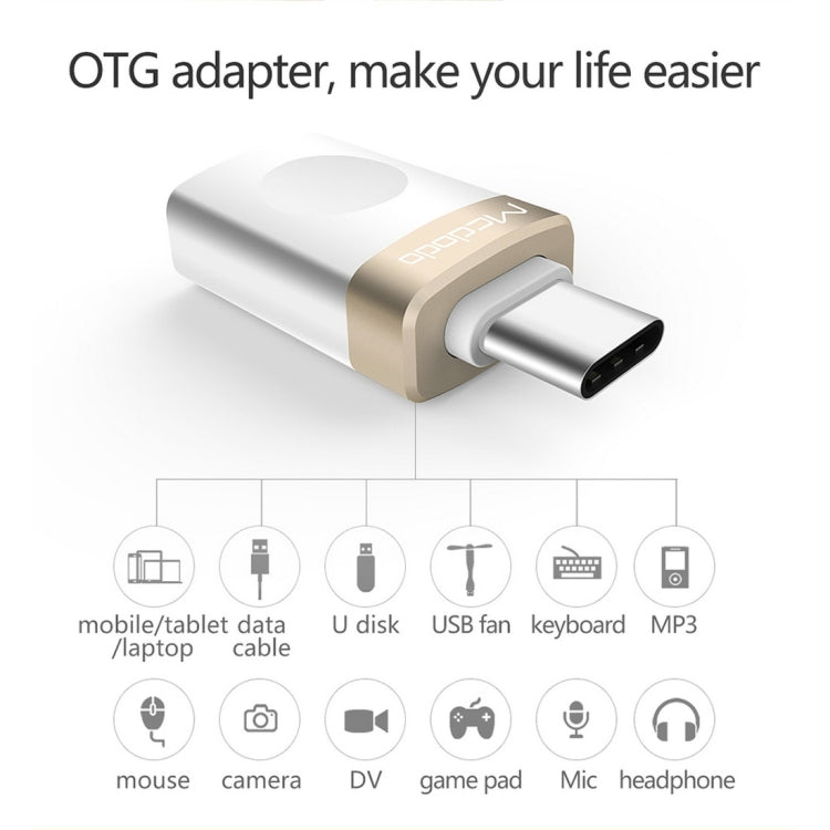 Mcdodo OT-1942 USB-C / Type-C เป็น USB 3.0 AF การส่งข้อมูลการชาร์จอะแดปเตอร์ OTG