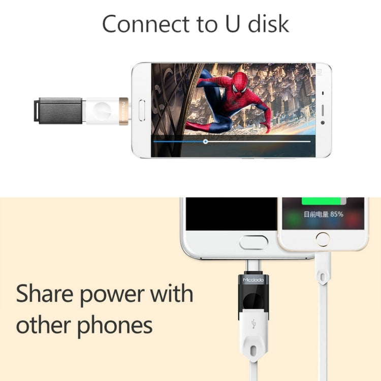 Mcdodo OT-1942 USB-C / Type-C เป็น USB 3.0 AF การส่งข้อมูลการชาร์จอะแดปเตอร์ OTG