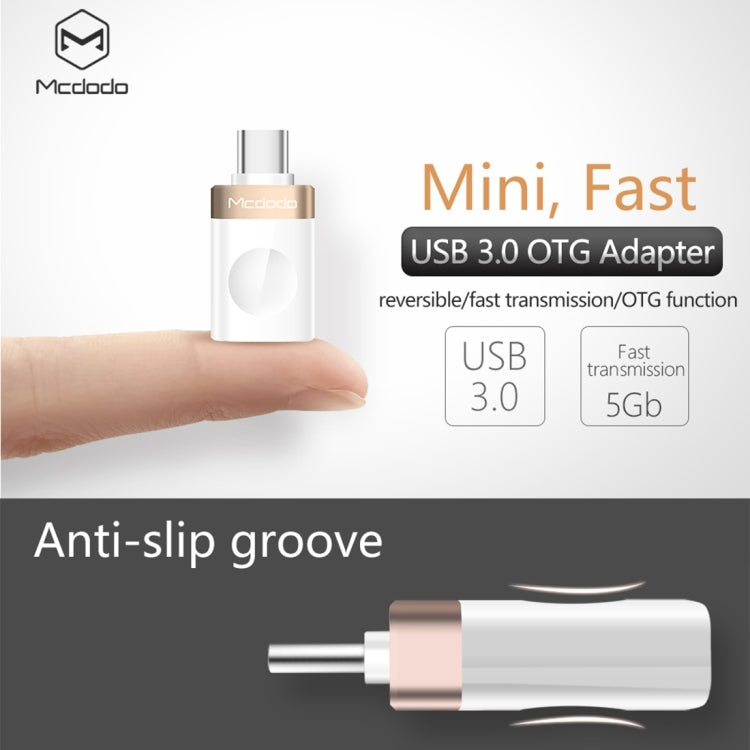 Mcdodo OT-1942 USB-C / Type-C เป็น USB 3.0 AF การส่งข้อมูลการชาร์จอะแดปเตอร์ OTG