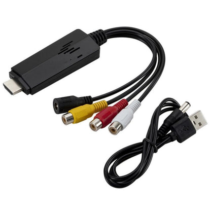อะแดปเตอร์แปลงวิดีโอ HD เป็น 3RCA AV CVBS, HD Video to 3RCA