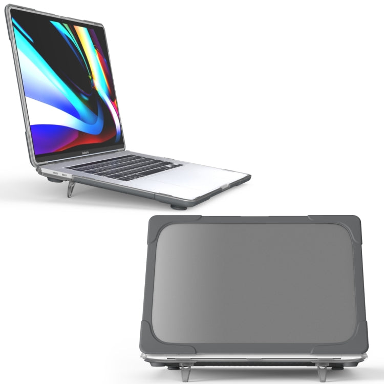 สำหรับ MacBook Pro 16 นิ้ว A2141 (2019) PC + TPU เคสแล็ปท็อปสองสี