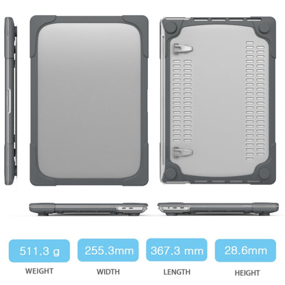 สำหรับ MacBook Pro 16 นิ้ว A2141 (2019) PC + TPU เคสแล็ปท็อปสองสี