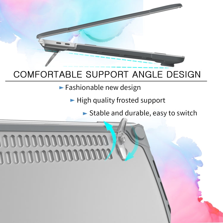 สำหรับ MacBook Pro 16 นิ้ว A2141 (2019) PC + TPU เคสแล็ปท็อปสองสี