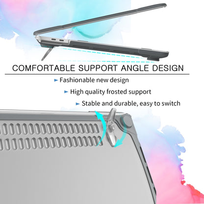 สำหรับ MacBook Pro 16 นิ้ว A2141 (2019) PC + TPU เคสแล็ปท็อปสองสี