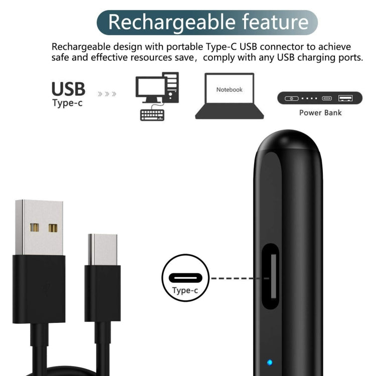 YP0016 ปากกาสไตลัสแบบ Capacitive แบบแม่เหล็กป้องกันความผิดพลาดสำหรับ iPad