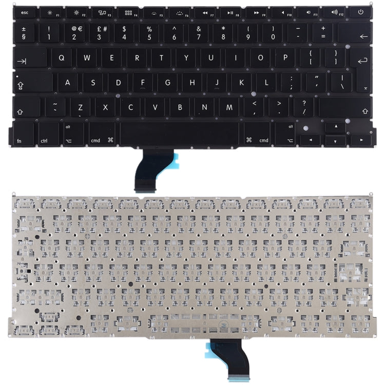 คีย์บอร์ดเวอร์ชั่นอังกฤษสำหรับ MacBook Pro 13 นิ้ว A1502, A1502