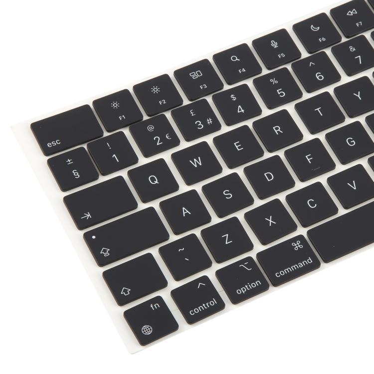 สำหรับ MacBook Air M3 13 / 15 A3113 A3114 คีย์แคปเวอร์ชันภาษาอังกฤษของสหราชอาณาจักร, A3113 A3114 UK Version