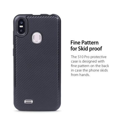 เคสป้องกัน TPU เนื้อคาร์บอนไฟเบอร์สำหรับ Ulefone S10 Pro